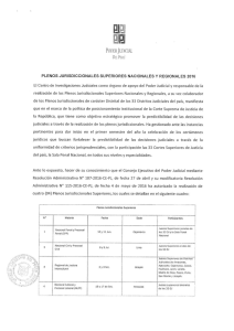 plenos jurisdiccionales superiores nacionales y