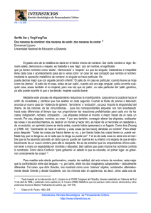 Intersticios: Revista Sociológica de Pensamiento Crítico http://www