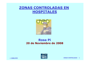 zonas controladas en hospitales