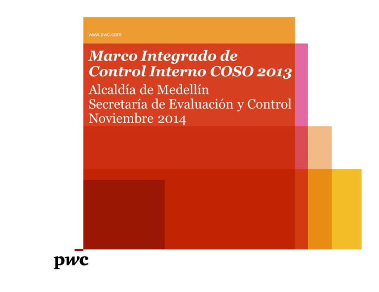 Marco Integrado De Control Interno COSO 2013