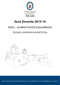 Guía Docente 2013-14 - Instituto Superior de Formación Profesional