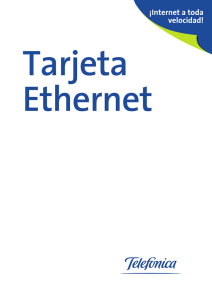 Guía de instalación de la tarjeta Ethernet