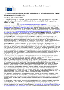 La Comisión destaca en un informe los avances de la