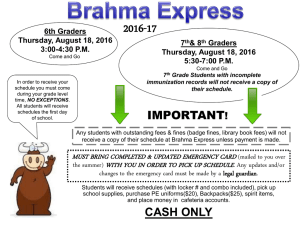 Brahma Express 2012-2013