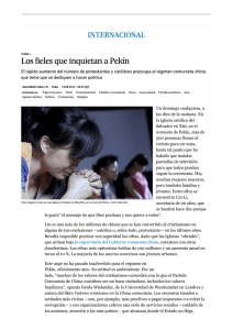 Los fieles que inquietan a Pekín | Internacional | EL PAÍS