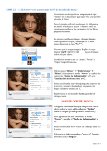 GIMP 2.8 - (15): Conversión a personaje Na`Vi de la película Avatar