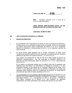 DDU 147-07 - Ministerio de Vivienda y Urbanismo