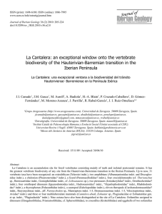 La Cantalera: an exceptional window onto the vertebrate