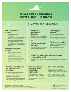 what every virginia voter should know