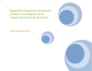 Diagnostico integral de necesidades prácticas y estratégicas