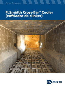 FLSmidth Cross-Bar™ Cooler (enfriador de clinker)