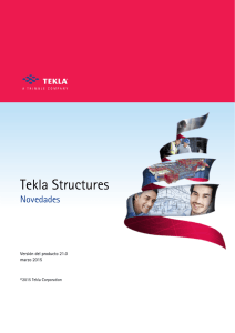 Tekla Structures 21.0 Novedades