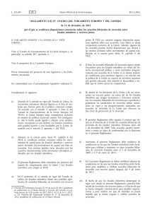 Reglamento (UE) no 1219/2012 del Parlamento