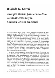 Diez pro blemas Para el novelista latinoamericano y la