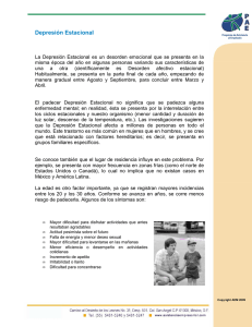 Depresion estacional - Asistencia Empresarial Mexicana