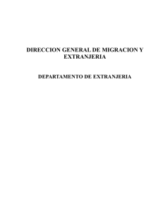DIRECCION GENERAL DE MIGRACION Y EXTRANJERIA