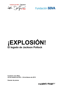 ¡EXPLOSIÓN! - Fundació Joan Miró