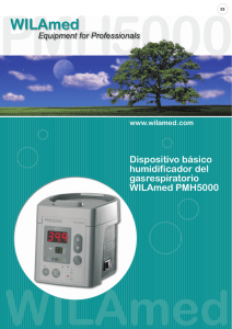 Humidificador del gas respiratorio WILAmed PMH5000