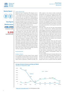 Weekly Report - Europe - UNHCR