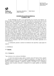 Informe de sanidad forestal de La Rioja54 KB 10 páginas