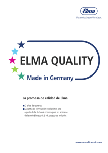La promesa de calidad de Elma