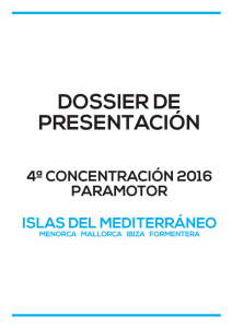 Dossier IV Concentración de Paramotor 2016