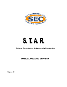 Sistema Tecnológico de Apoyo a la Regulación