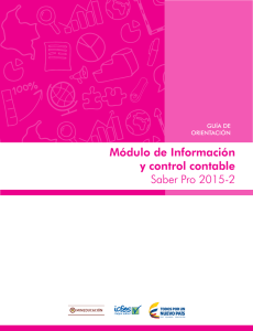 Módulo de Información y control contable Saber Pro 2015-2