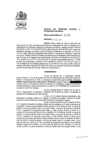 Departamento Jur&iacute;dico EXPULSA DEL TERRITORIO NACIONAL A