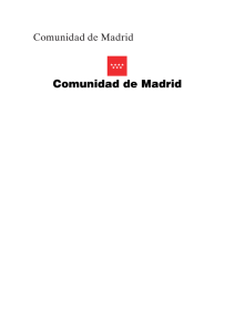 Comunidad de Madrid - Ministerio de Sanidad, Servicios Sociales e