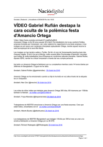 VÍDEO Gabriel Rufián destapa la cara oculta de la polèmica festa d