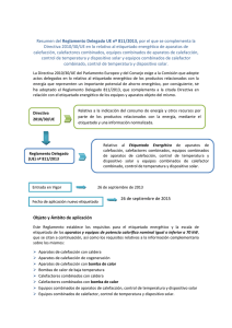 RESUMEN del Reglamento Delegado 811/2013