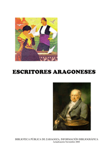 escritores aragoneses