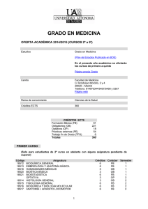 grado en medicina - Universidad Autónoma de Madrid