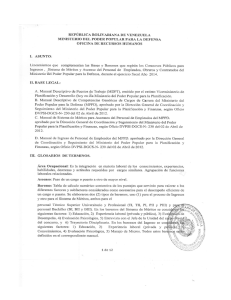 Page 1 REPÚBLICA BOLIVARIANA DE VENEZUELA MINISTERIO
