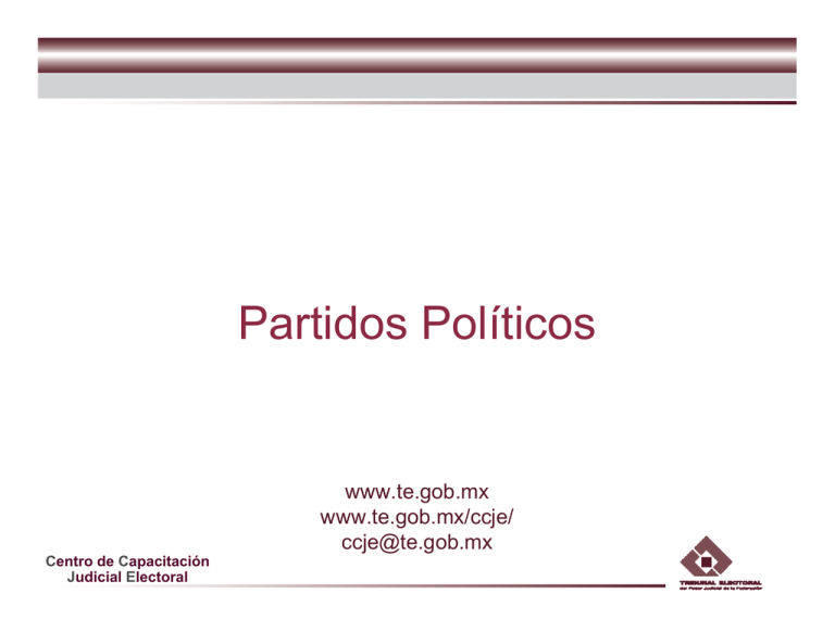 Partidos Pol Ticos
