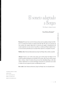 El soneto adaptado a Borges - Universidad Autónoma del Estado de