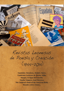 Revistas Leonesas de Poesía y Creación (1944-2014)