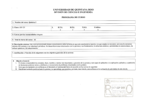 universidad de quintana roo división de ciencias e