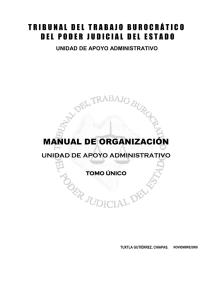 manual de organización - Transparencia