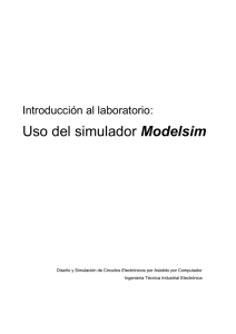 Uso del simulador Modelsim