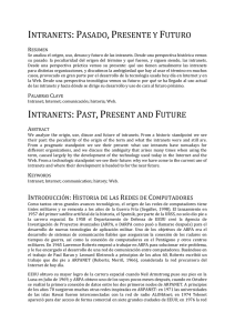 intranets:pasado,presente y futuro intranets:past,present and future