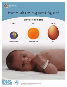 How much can my new baby eat? - Illinois Department of Human