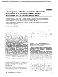 Valor diagnóstico del cultivo cuantitativo del aspirado endotraqueal