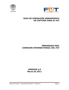 GUIA DE OPERACIÓN HERRAMIENTA DE CAPTURA PARA