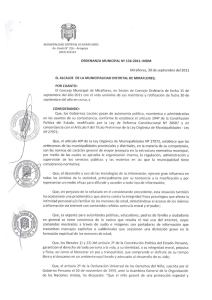 ordenanza 136 - Municipalidad de Miraflores
