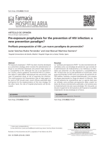 Pre-exposure prophylaxis for the prevention of HIV infection: a new