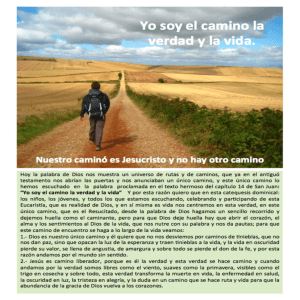 Yo soy el camino la - amigosdelaeucaristia.org