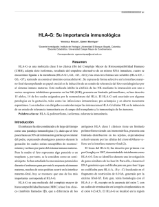 HLA-G: Su importancia inmunológica