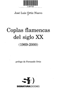 Coplas flamencas del siglo XX